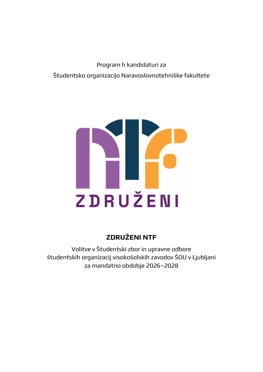 Program Združeni NTF 2026–2028, stran 1